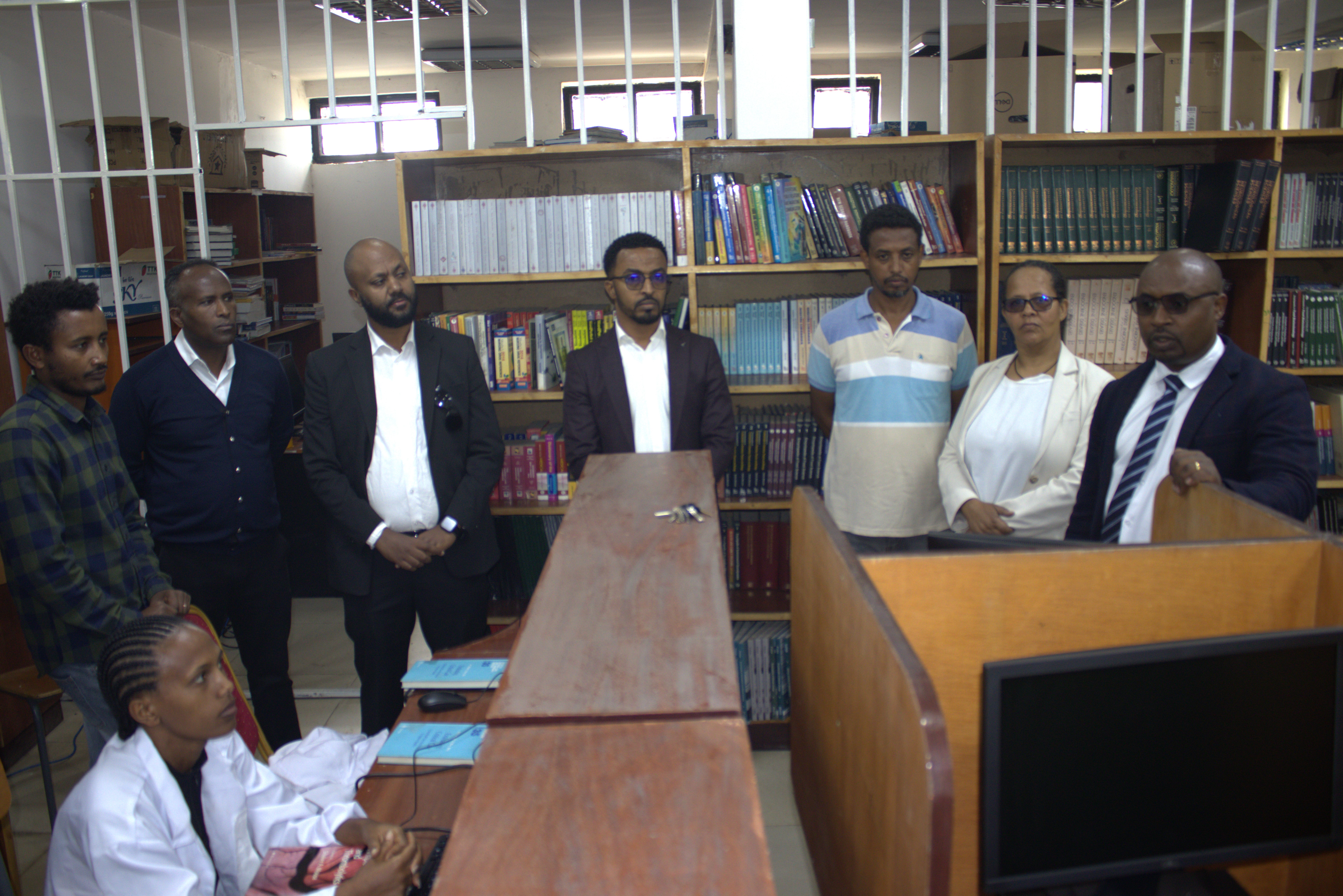 College-Built Digital Library System Begins Data Entry at Menelik II College