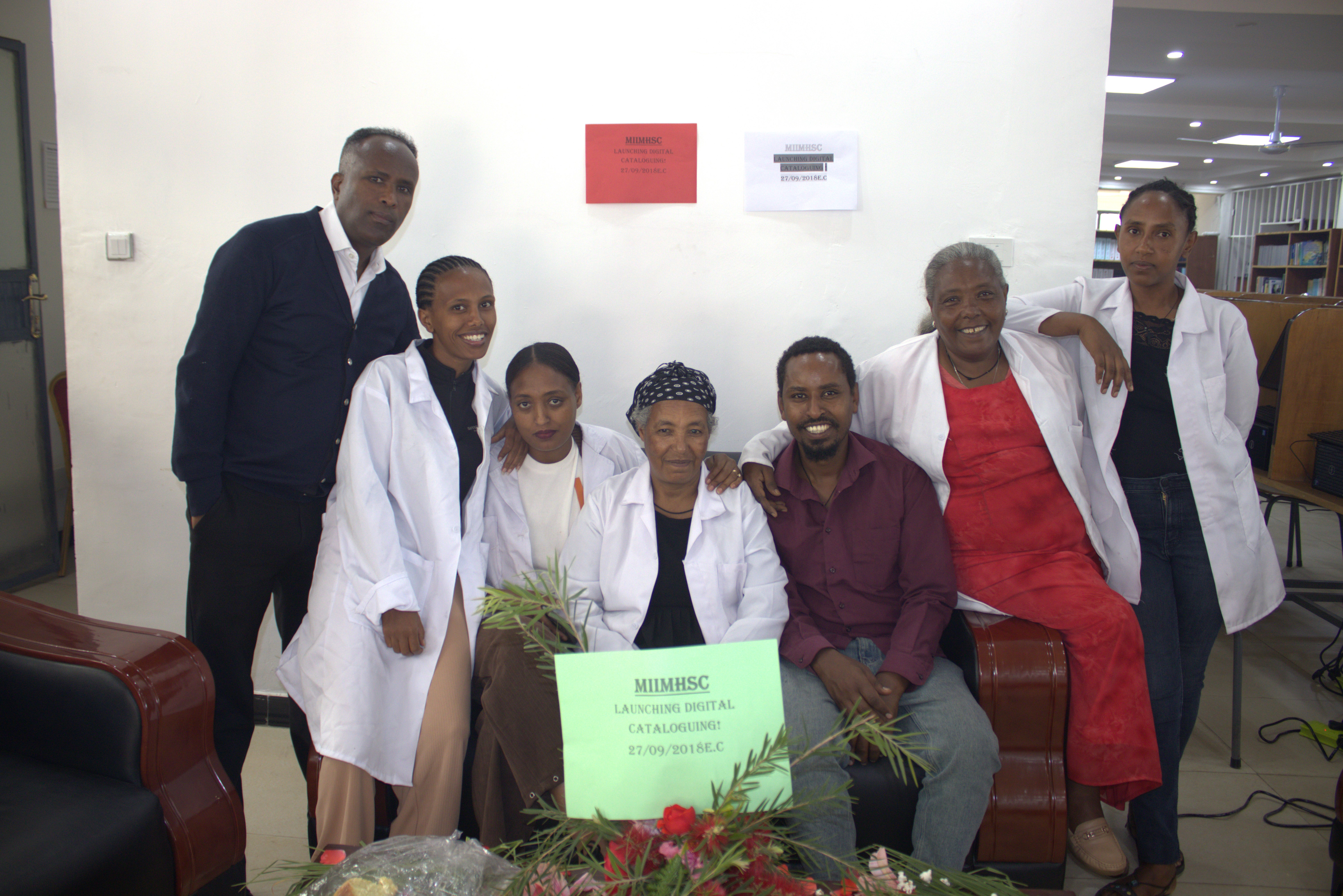 College-Built Digital Library System Begins Data Entry at Menelik II College